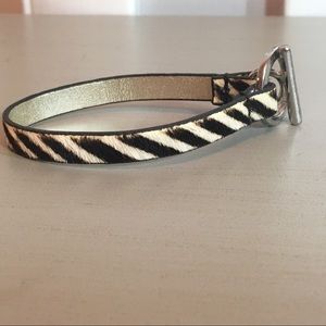 Banana Republic faux calf hair bracelet ~Like New~